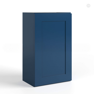 Navy Blue Shaker 36″ H Single Door Wall Cabinet