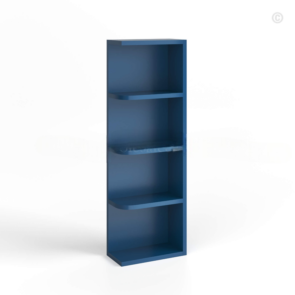 Navy Blue Shaker Open End Shelf (Reversible)