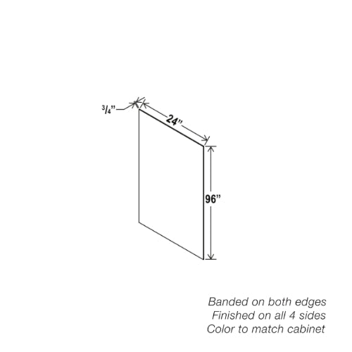 White Shaker Shelf Board