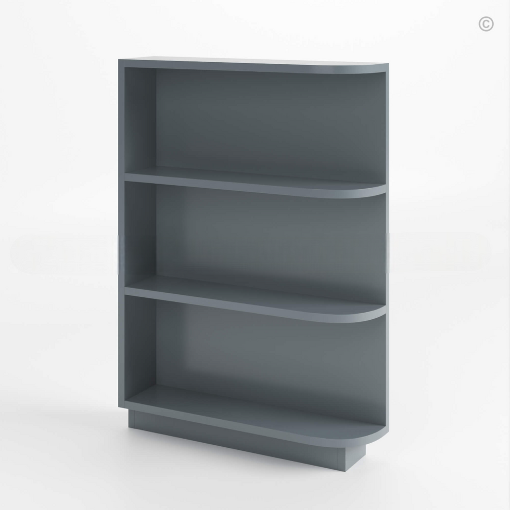 Gray Shaker Base End Shelf (Reversible)