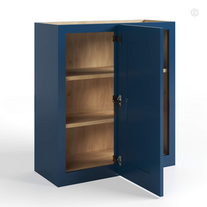 Navy Blue Shaker 30″ H Wall Blind Cabinet