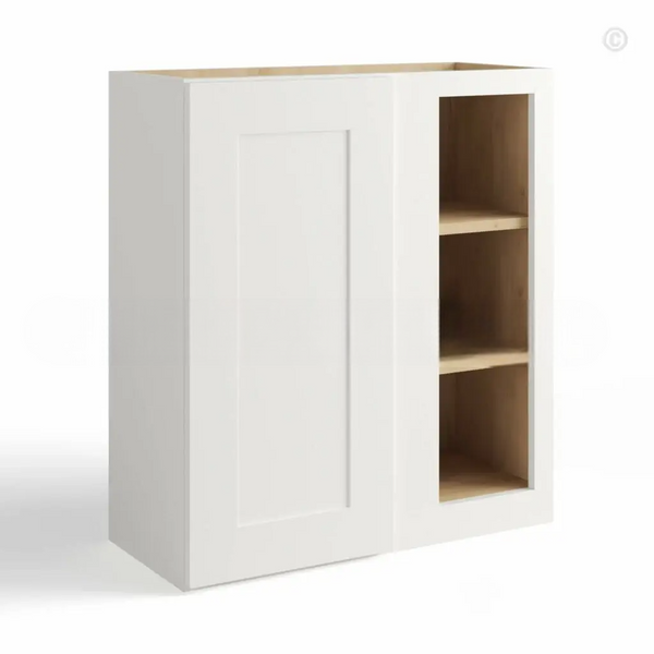 White Shaker 36″ H Wall Blind Cabinet