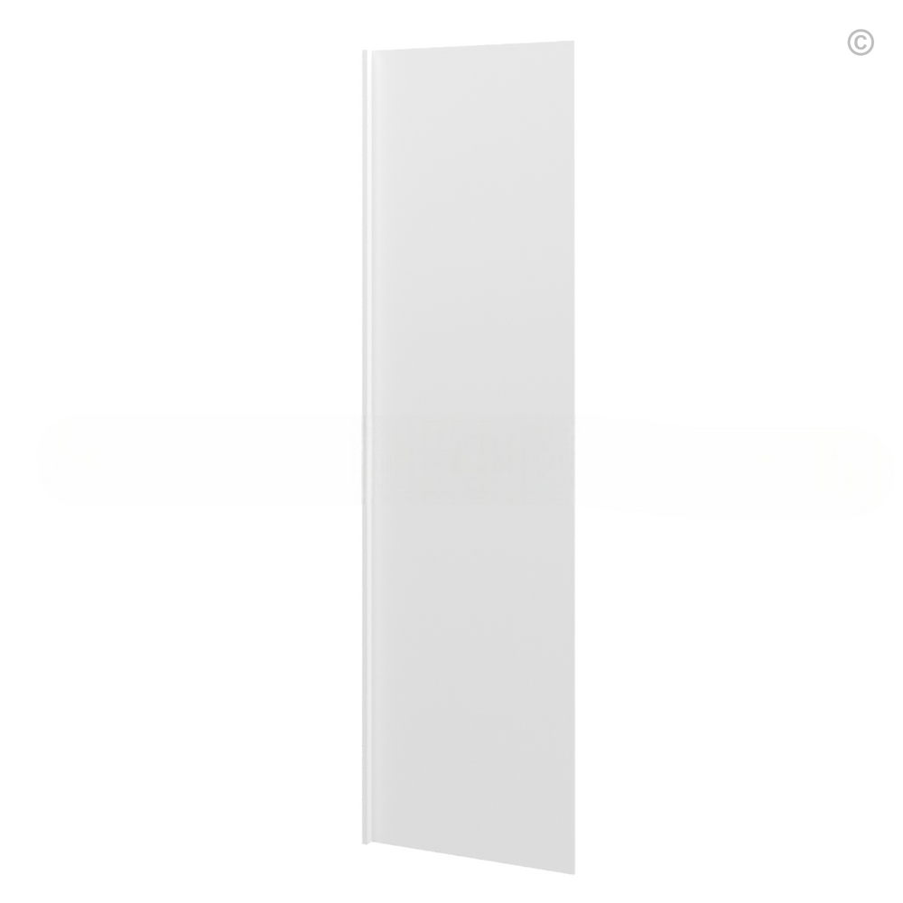 White Shaker Refrigerator End Panel