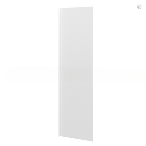 White Shaker Refrigerator End Panel