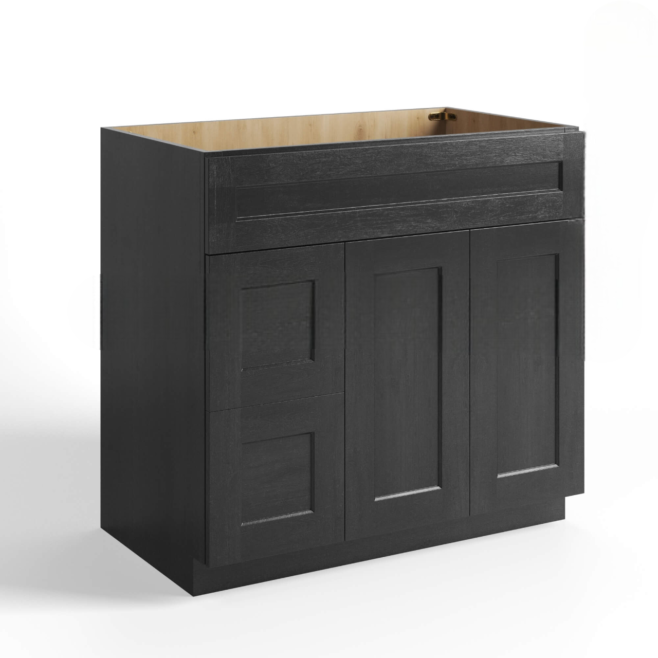 Mocha Slate Shaker Vanity Sink Base Combo 36″W