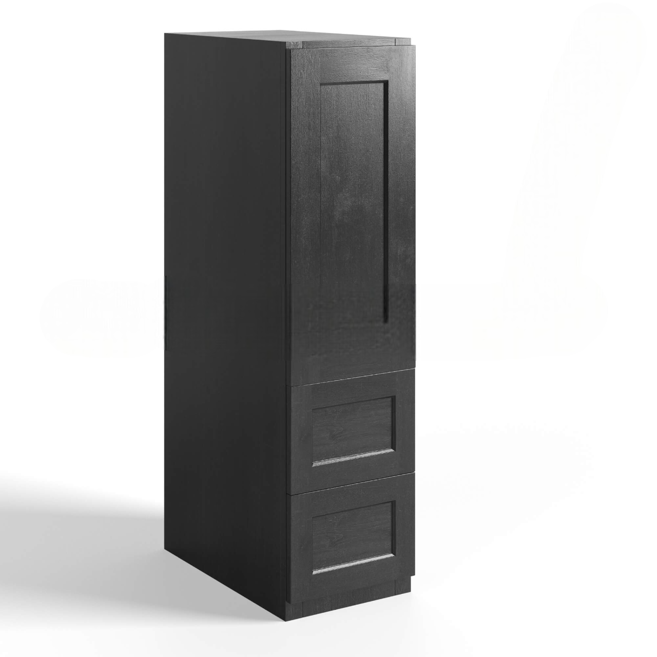 Mocha Slate Shaker Vanity Towel Cabinet