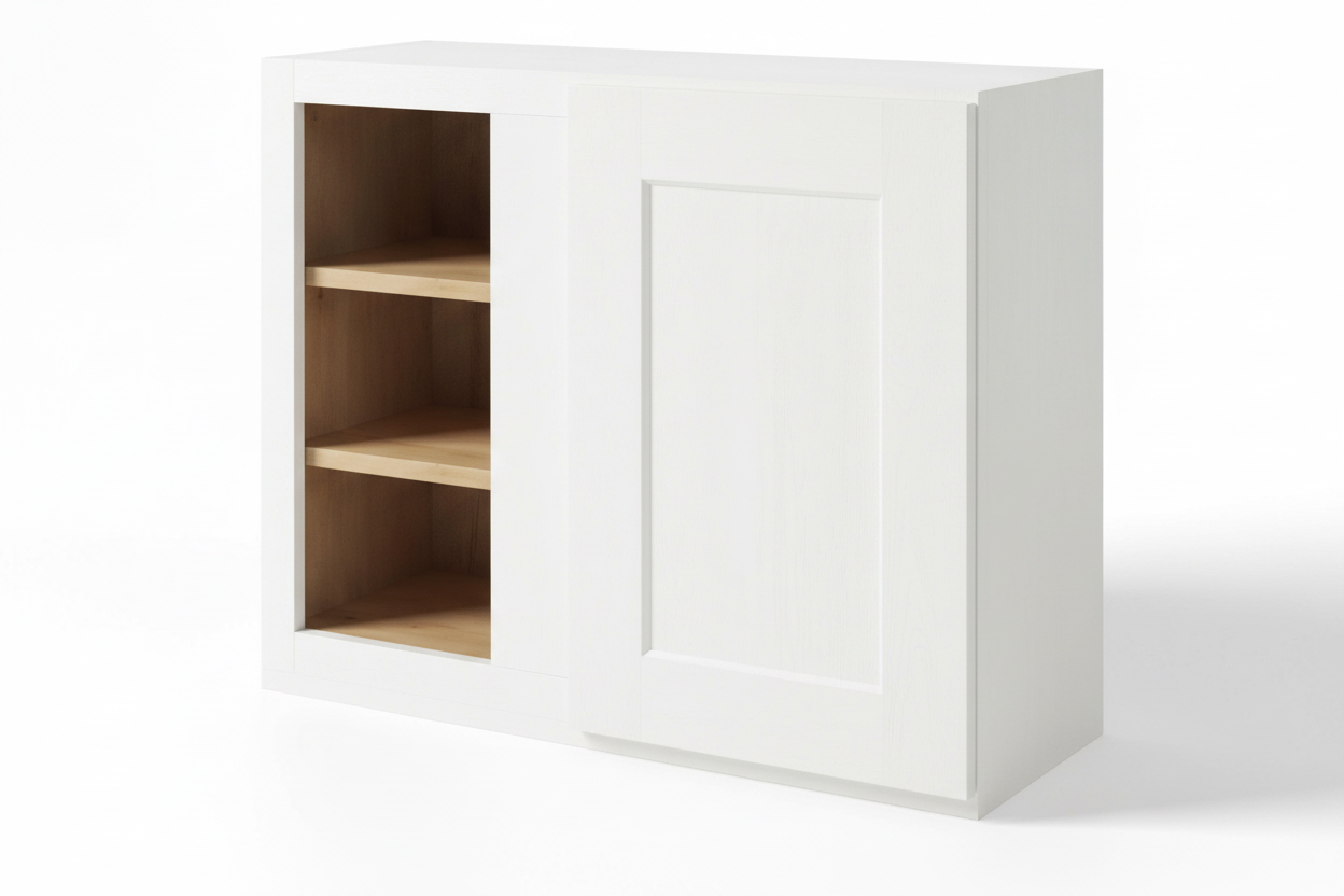 Mocha Slate Shaker Wall Blind Corner Cabinet
