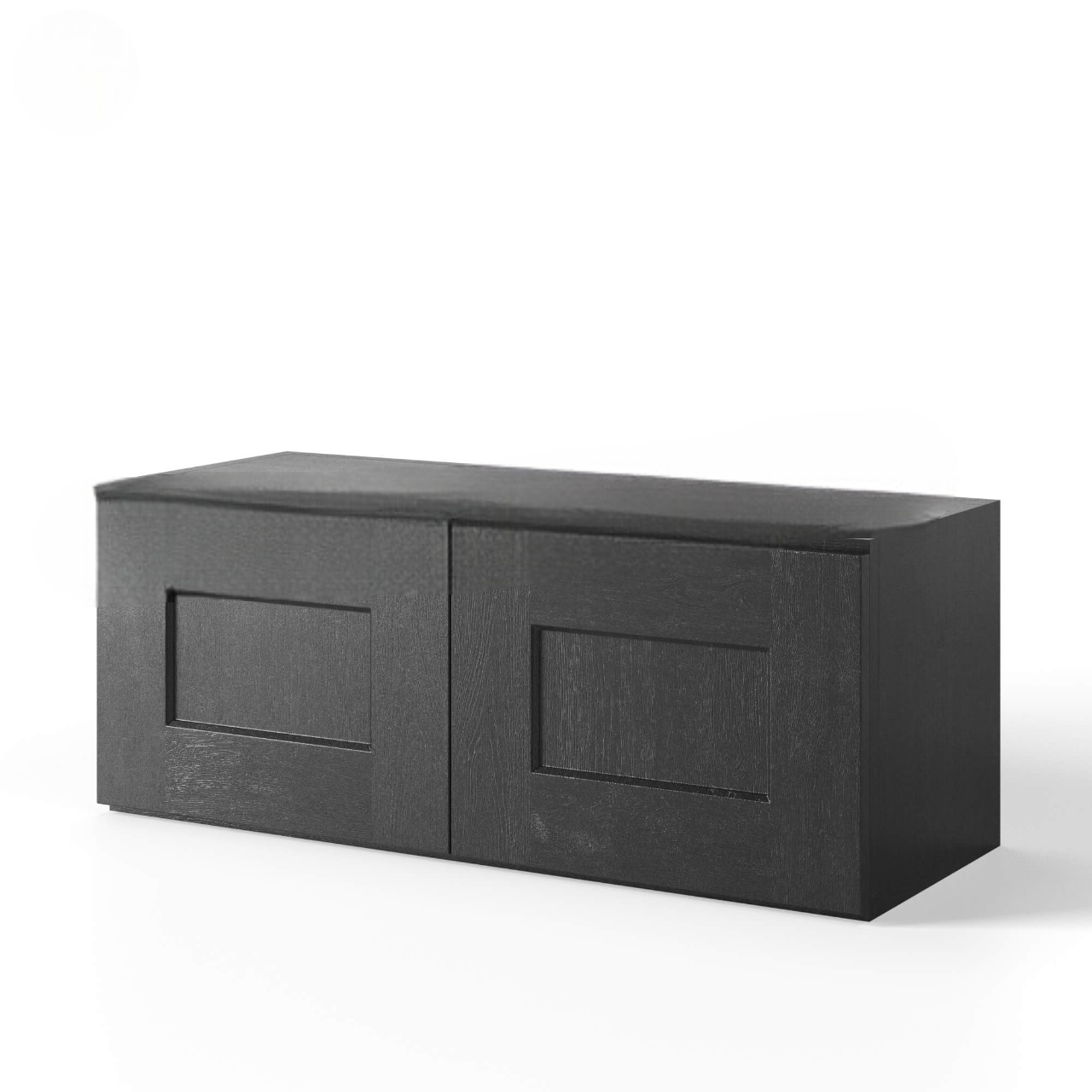 Mocha Slate Shaker Double Door Wall Cabinets- 12″H – 12″D