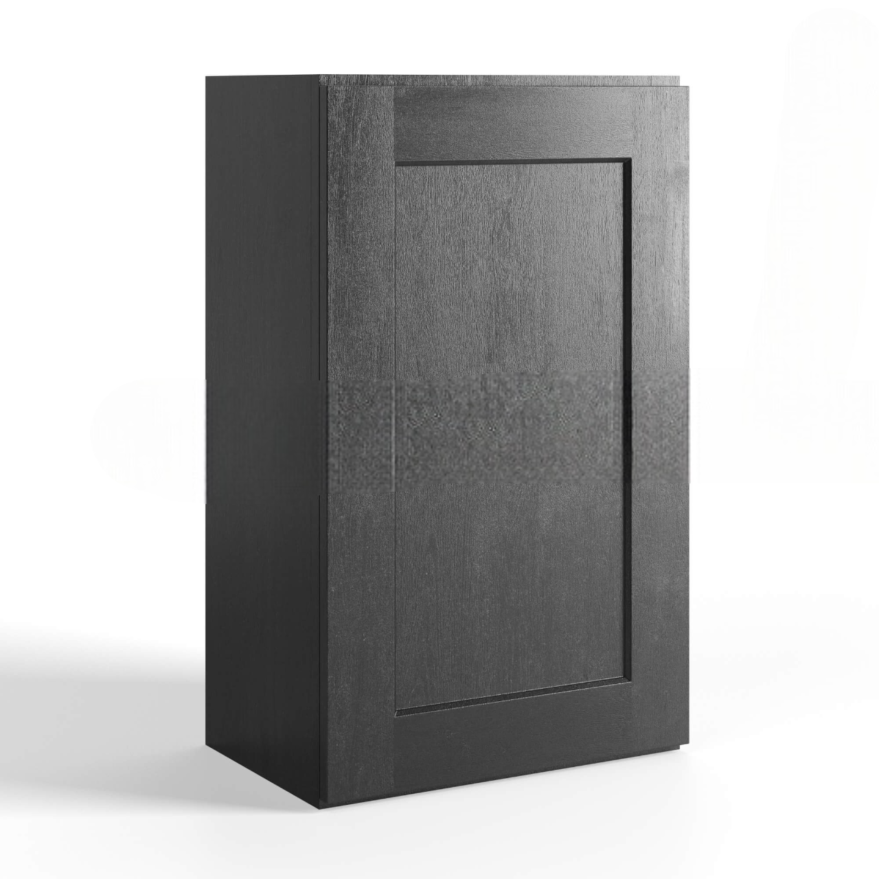 Mocha Slate Shaker Single Door Wall Cabinet 42″H – 12″D
